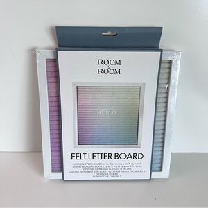 Room 2 Room Felt Letter Board Ombré Rainbow Colors